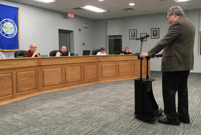 Ron Richey Presents to Columbia City Council